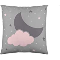 Los mejores  - COTTON ARTean Funda de Cojin Infantil-Juvenil Luna Y Nube 60X60 cm.